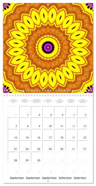Produktbild: Invitation au voyage introspectif (Calendrier mural carr&eacute; 2026 30x30 cm) Calendrier double avec une page pour vos prises de notes