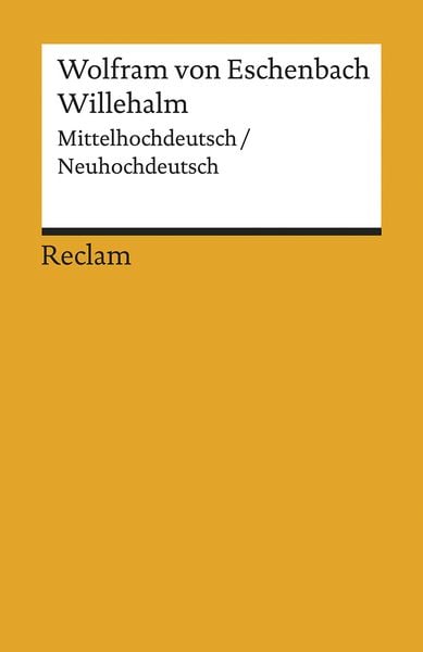 Produktbild: Willehalm. Mittelhochdeutsch/Neuhochdeutsch