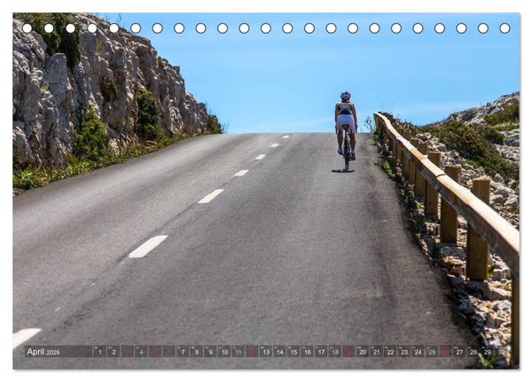 Produktbild: Mallorca: Die sch&ouml;nsten Landschaften f&uuml;r Rennradfahrer (Tischkalender 2026 DIN A5 quer), CALVENDO Monatskalender