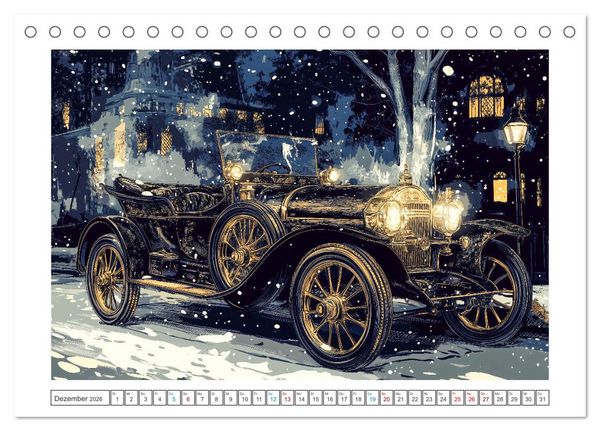 Produktbild: Eleganz auf R&auml;dern (Tischkalender 2026 DIN A5 quer), CALVENDO Monatskalender