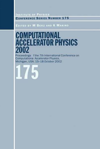 Produktbild: Computational Accelerator Physics 2003