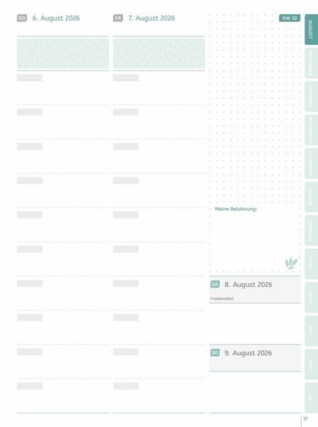 Produktbild: Mein Lehrerplaner A4+ &ndash; Hardcover &ndash; Lehrerkalender f&uuml;r das Schuljahr 2026/2027 &ndash; Bl&auml;ttermeer