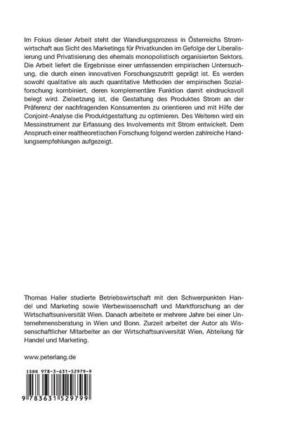 Produktbild: Marketing im liberalisierten Strommarkt
