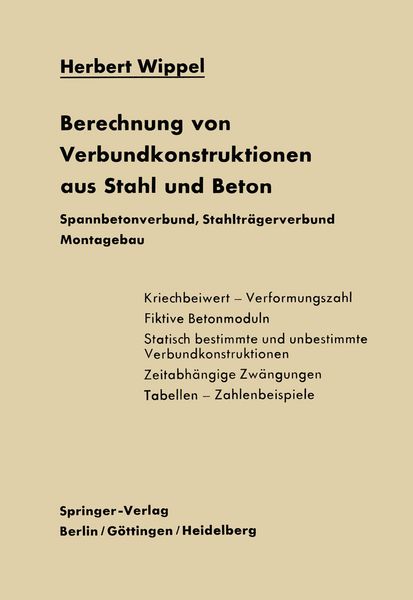 Produktbild: Berechnung von Verbundkonstruktionen aus Stahl und Beton