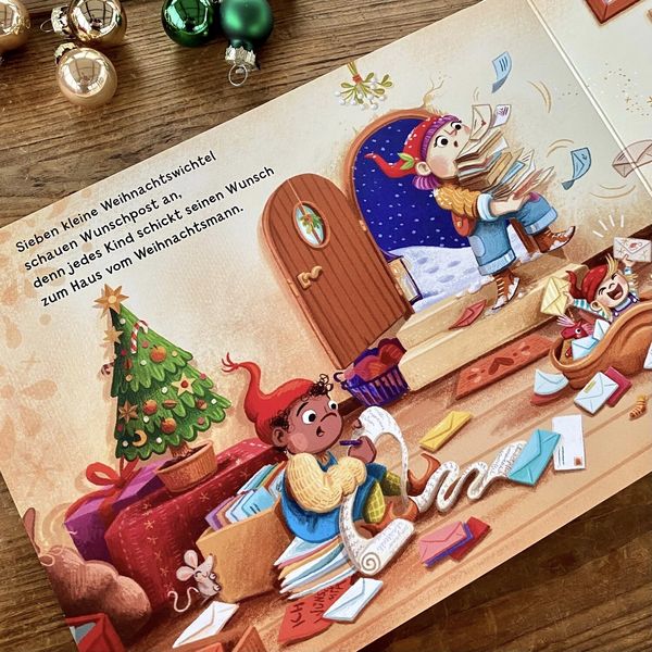 Produktbild: Sieben kleine Weihnachtswichtel