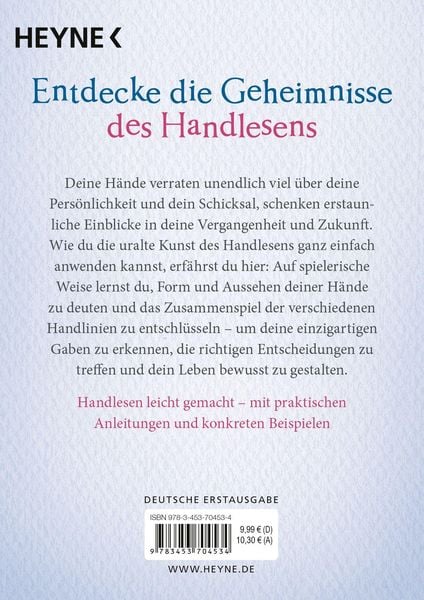 Produktbild: Das kleine Buch vom Handlesen