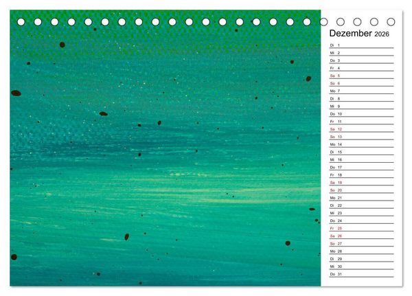 Produktbild: Mein bunter DIY-Bastelkalender (Tischkalender 2026 DIN A5 quer), CALVENDO Monatskalender