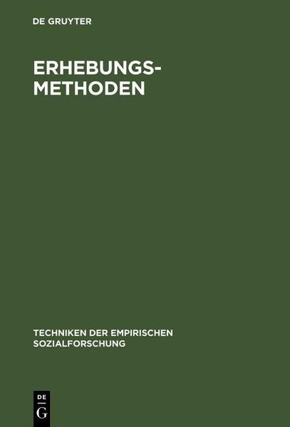 Produktbild: Erhebungsmethoden