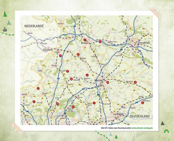 Produktbild: M&uuml;nsterland. Radeln f&uuml;r die Seele