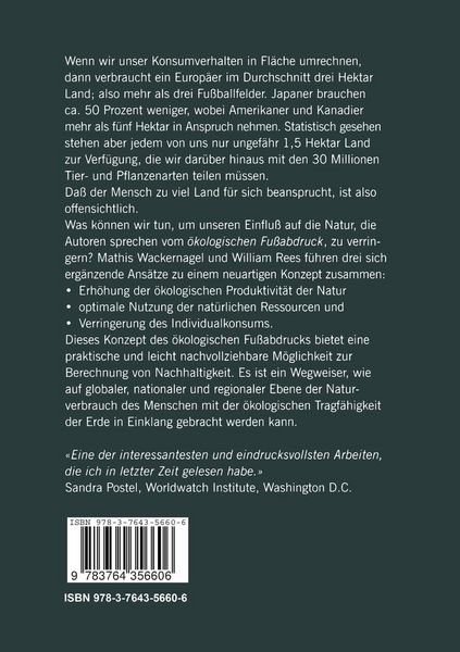 Produktbild: Unser &ouml;kologischer Fu&szlig;abdruck
