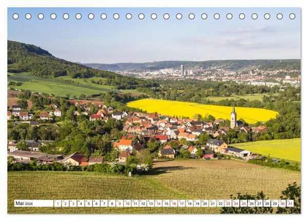 Produktbild: Weinberge um Jena (Tischkalender 2026 DIN A5 quer), CALVENDO Monatskalender