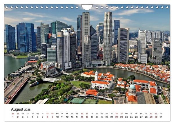Produktbild: Singapur - Perle S&uuml;dostasiens (Wandkalender 2026 DIN A4 quer), CALVENDO Monatskalender