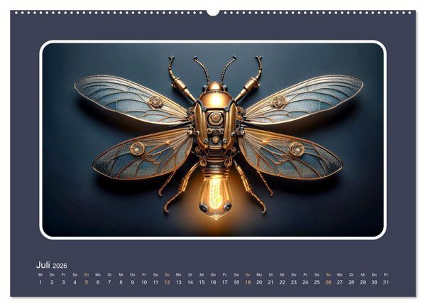 Produktbild: Roboterinsekten (Wandkalender 2026 DIN A2 quer), CALVENDO Monatskalender