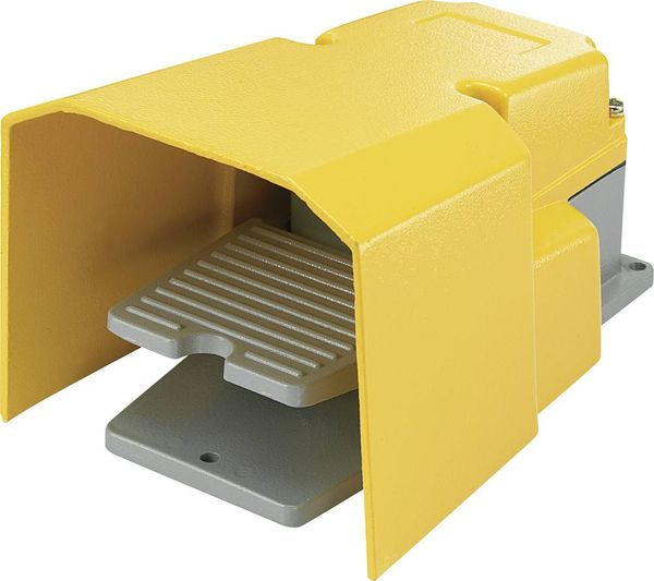 Produktbild: TRU COMPONENTS FS-502 Fu&szlig;schalter 250 V/AC 15 A 1 Pedal mit Schutzhaube 1 &Ouml;ffner, 1 Schlie&szlig;er 1 St.