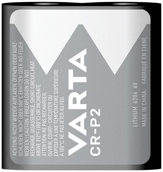 Batterie ULTRA Lithium 6 V CRP2 1450 mAh CR-P2 6204 1 St./Bl.VARTA