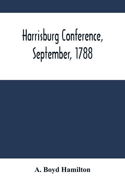 Produktbild: Harrisburg Conference, September, 1788