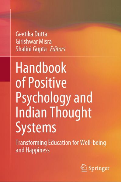 Produktbild: Handbook of Positive Psychology and Indian Thought Systems
