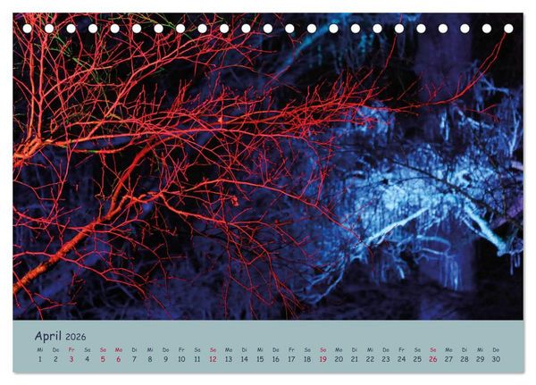 Produktbild: Leuchtfarben (Tischkalender 2026 DIN A5 quer), CALVENDO Monatskalender