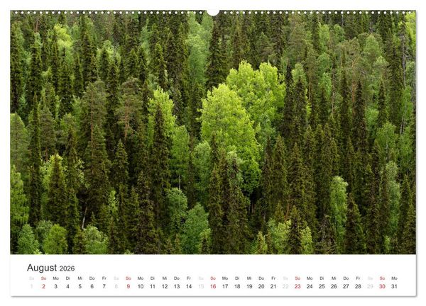 Produktbild: Naturparadies Finnland (Wandkalender 2026 DIN A2 quer), CALVENDO Monatskalender