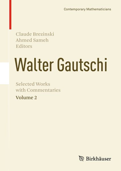 Produktbild: Walter Gautschi, Volume 2