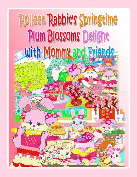 Produktbild: Rolleen Rabbit's Springtime Plum Blossoms Delight with Mommy and Friends