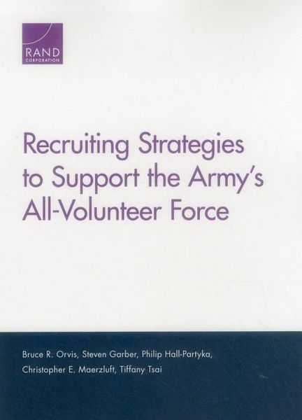 Produktbild: Recruiting Strategies to Support the Army's All-Volunteer Force