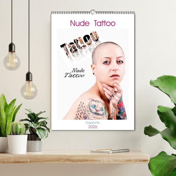 Produktbild: Nude Tattoo (Wandkalender 2026 DIN A2 hoch), CALVENDO Monatskalender