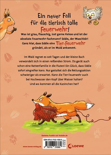 Produktbild: Die Tier-Feuerwehr (Band 3) - Ein B&auml;r auf d&uuml;nnem Eis