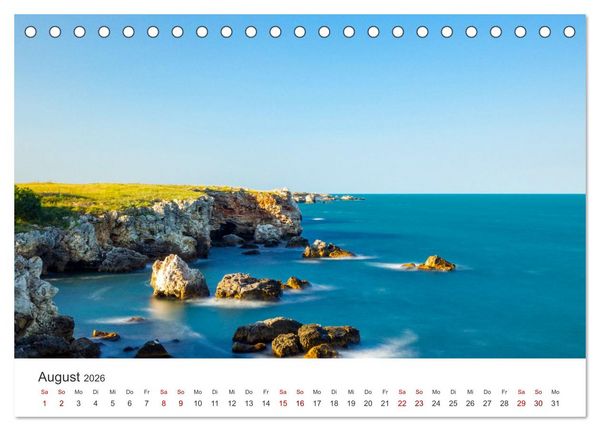 Produktbild: Bulgarien - Eine Reise zum Schwarzen Meer. (Tischkalender 2026 DIN A5 quer), CALVENDO Monatskalender