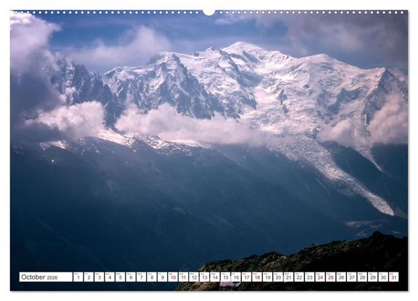 Produktbild: A trip to the roof of Europe. The Mont-Blanc massiv (High Quality Premium Wall Calendar 2026 DIN A2 landscape),CALVENDO 12 Month Wall Calendar