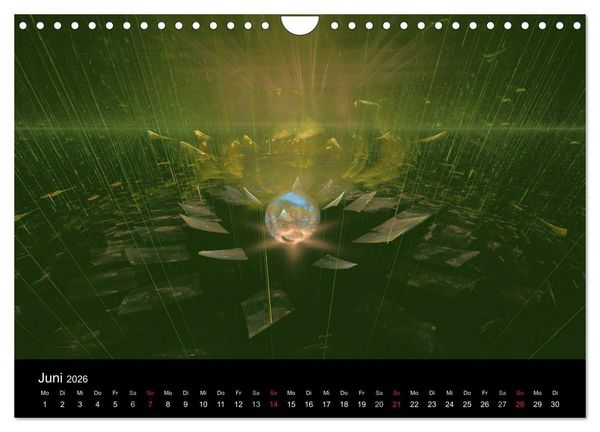 Produktbild: unbekannte Welten (Wandkalender 2026 DIN A4 quer), CALVENDO Monatskalender