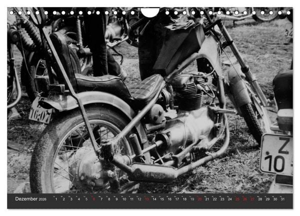 Produktbild: east Rider - Biker und Bikes aus der DDR (Wandkalender 2026 DIN A4 quer), CALVENDO Monatskalender