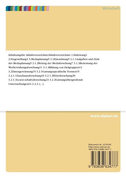 Produktbild: Mediaplanung und Internet