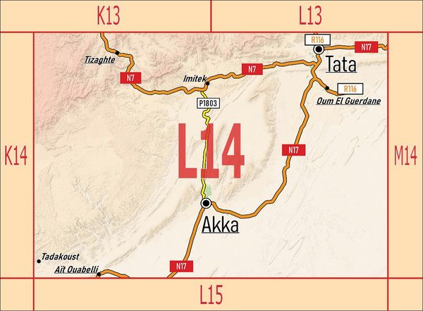 Produktbild: L14: Tata - Akka - Tadakoust - Jbel Bani + GPS-Waypoints