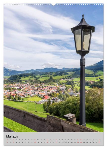 Produktbild: ALLG&Auml;U Idylle und Historie (hochwertiger Premium Wandkalender 2026 DIN A2 hoch), Kunstdruck in Hochglanz