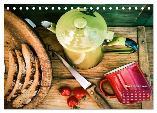 Produktbild: Kaffeep&ouml;tte & Co (Tischkalender 2027 DIN A5 quer), CALVENDO Monatskalender