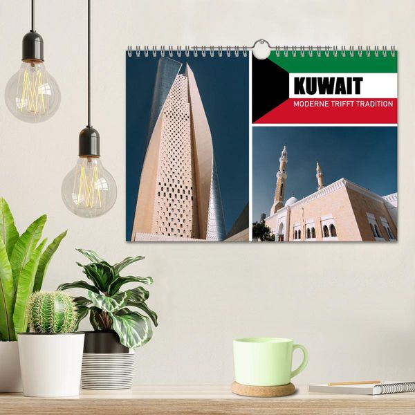 Produktbild: Kuwait - Moderne trifft Tradition (Wandkalender 2026 DIN A4 quer), CALVENDO Monatskalender