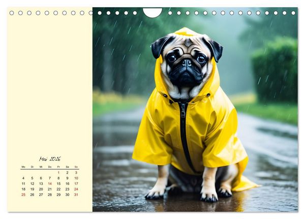 Produktbild: Gut beh&uuml;tete Hunde (Wandkalender 2026 DIN A4 quer), CALVENDO Monatskalender