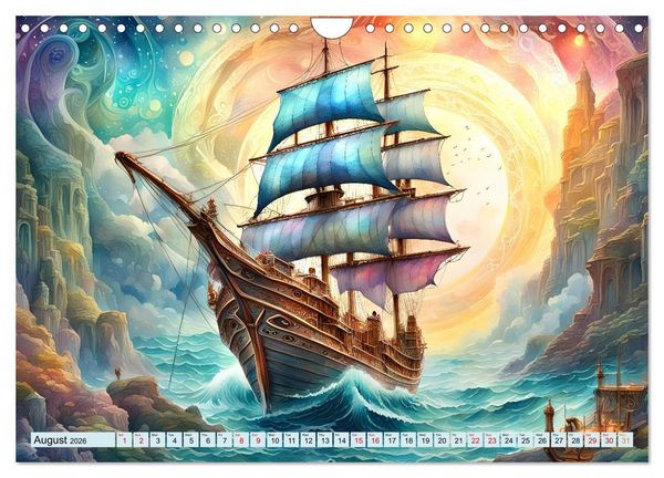 Produktbild: Sail of eternity (Wall Calendar 2026 DIN A4 landscape), CALVENDO 12 Month Wall Calendar