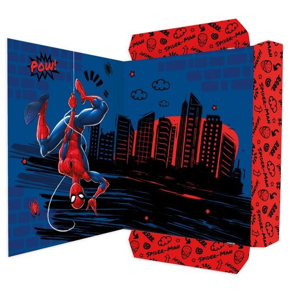 Produktbild: RNK Zeichenmappe Marvel Spider-Man mit Gummizug blau/rot/schwarz DIN A3