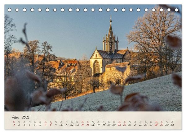 Produktbild: Lieblingsorte in und um T&uuml;bingen (Tischkalender 2026 DIN A5 quer), CALVENDO Monatskalender