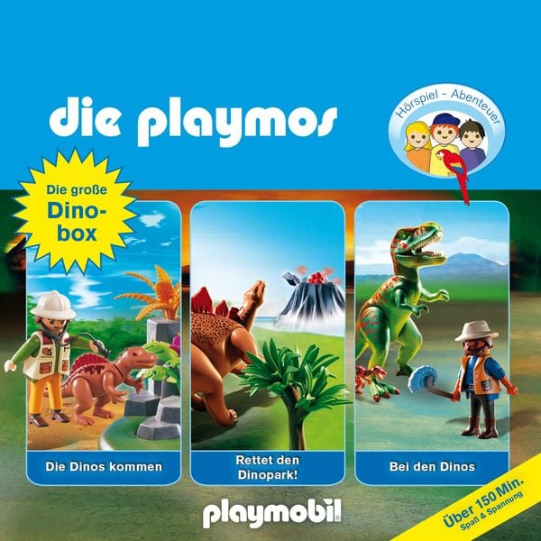 Die Playmos - Das Original Playmobil Hörspiel, Die große Dino-Box: Folgen 3, 17, 30
