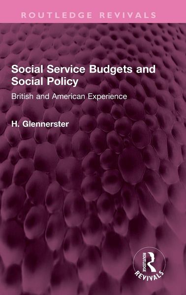 Produktbild: Social Service Budgets and Social Policy