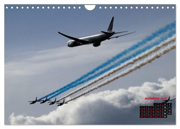 Produktbild: Les ailes fran&ccedil;aises (Calendrier mural 2026 DIN A4 vertical), CALVENDO calendrier mensuel