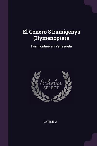 Produktbild: El Genero Strumigenys (Hymenoptera