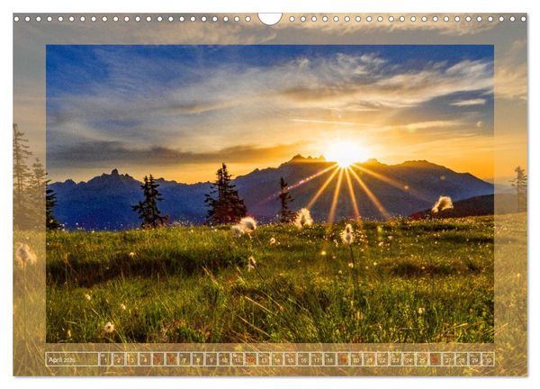 Produktbild: Wenn die Sonne erwacht und untergeht (Wandkalender 2026 DIN A3 quer), CALVENDO Monatskalender