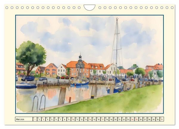 Produktbild: Schleswig-Holsteins Nordseek&uuml;ste (Wandkalender 2026 DIN A4 quer), CALVENDO Monatskalender