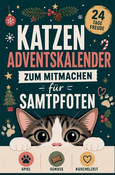 Produktbild: Katzen Adventskalender zum Mitmachen f&uuml;r Samtpfoten