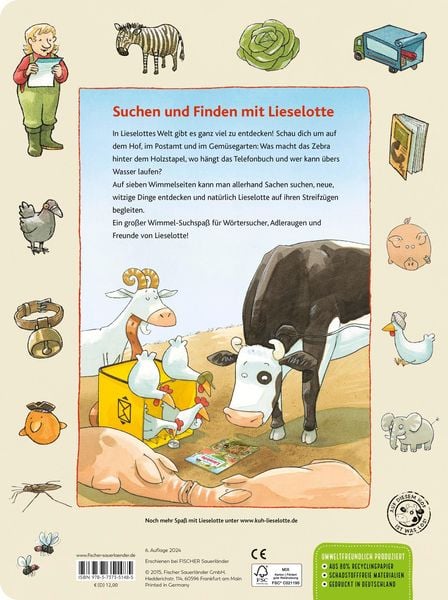 Produktbild: Das gro&szlig;e Lieselotte Such- und Findebuch