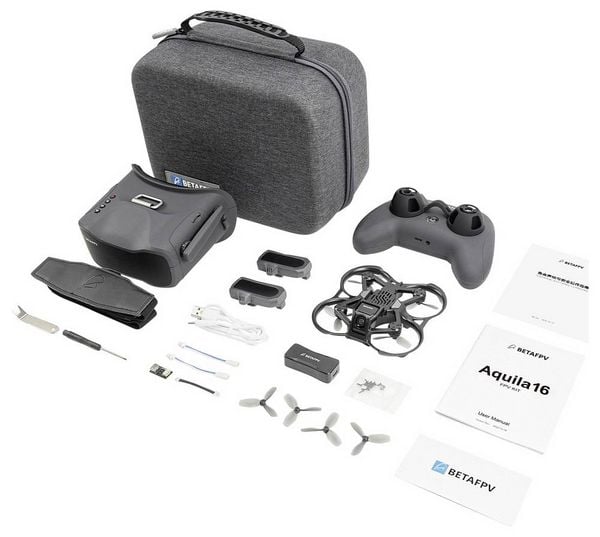 Produktbild: BETAFPV Aquila16 FPV Kit Race Copter RtF FPV Race, First Person View